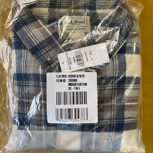 Men's Scotch Plaid Flannel Shirt, Slightly Fitted